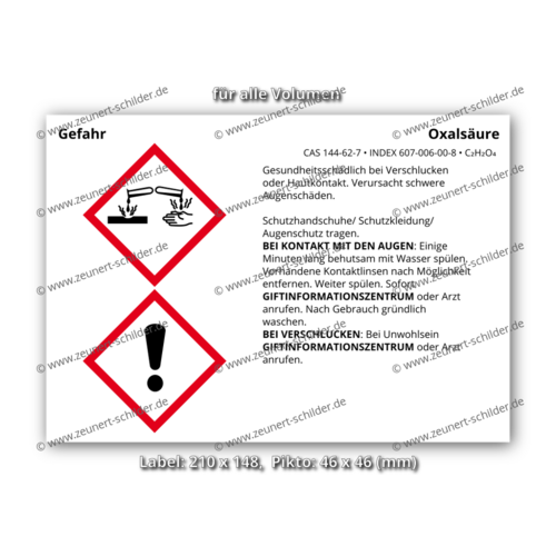Oxalsäure, CAS 144-62-7