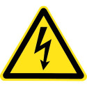 Warnung vor elektrischer Spannung - W012