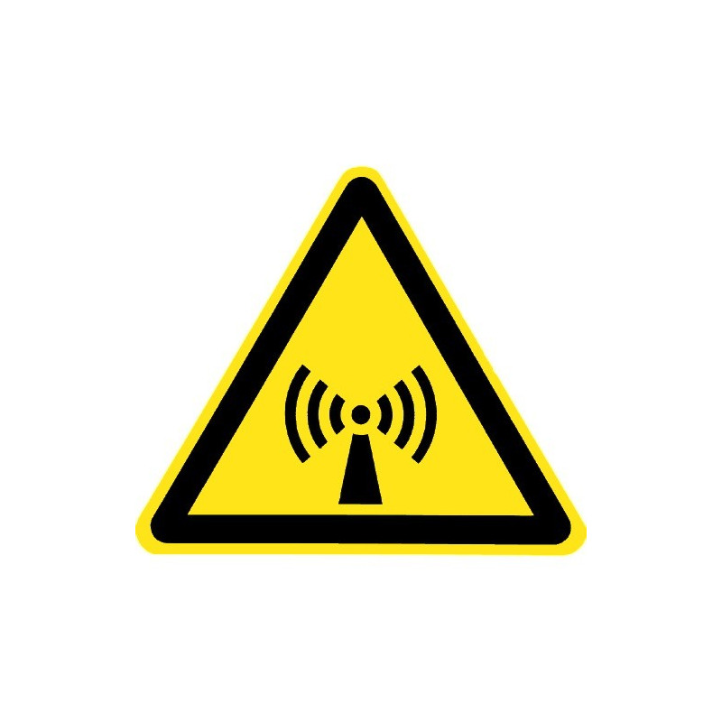 Warnung vor nicht ionisierender Strahlung - W005