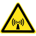 Warnung vor nicht ionisierender Strahlung - W005