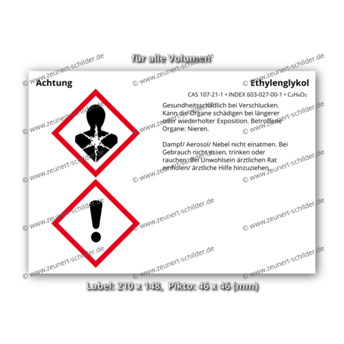 Ethylenglykol, CAS 107-21-1