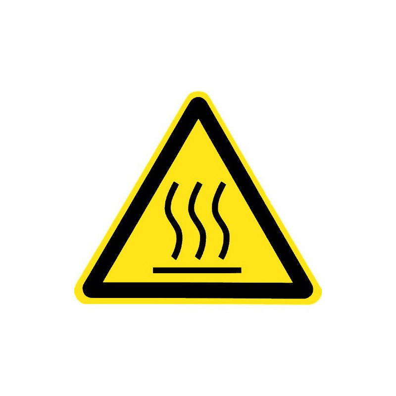 Warnung vor heißer Oberfläche - W017