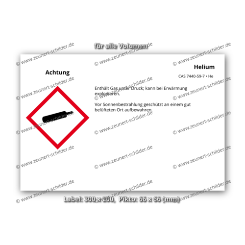 Helium, CAS 7440-59-7