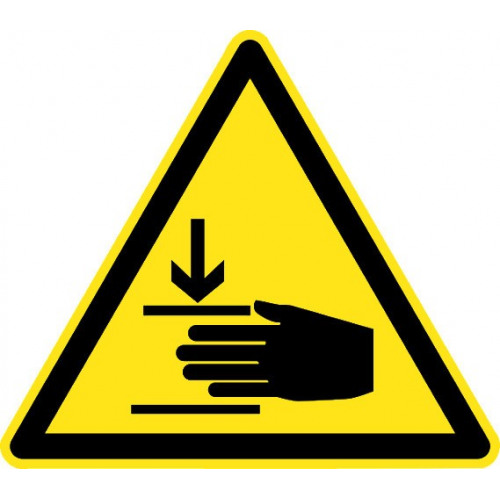 Warnung vor Handverletzungen - W024
