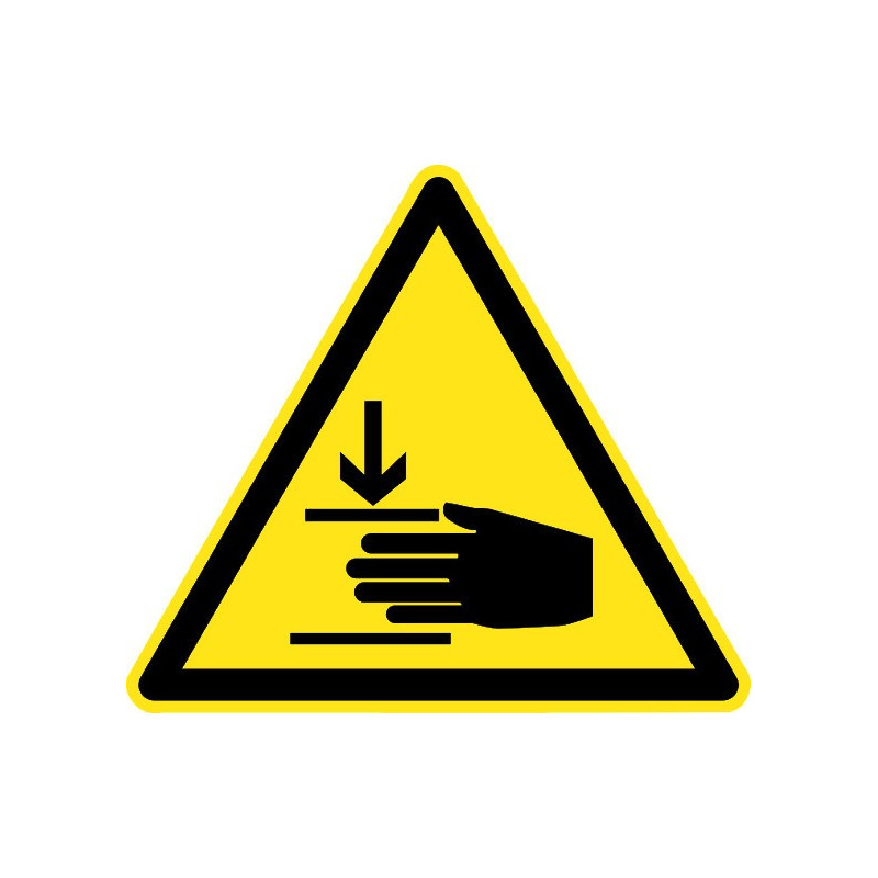 Warnung vor Handverletzungen - W024