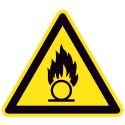 Warnung vor brandfördernden Stoffen - W028