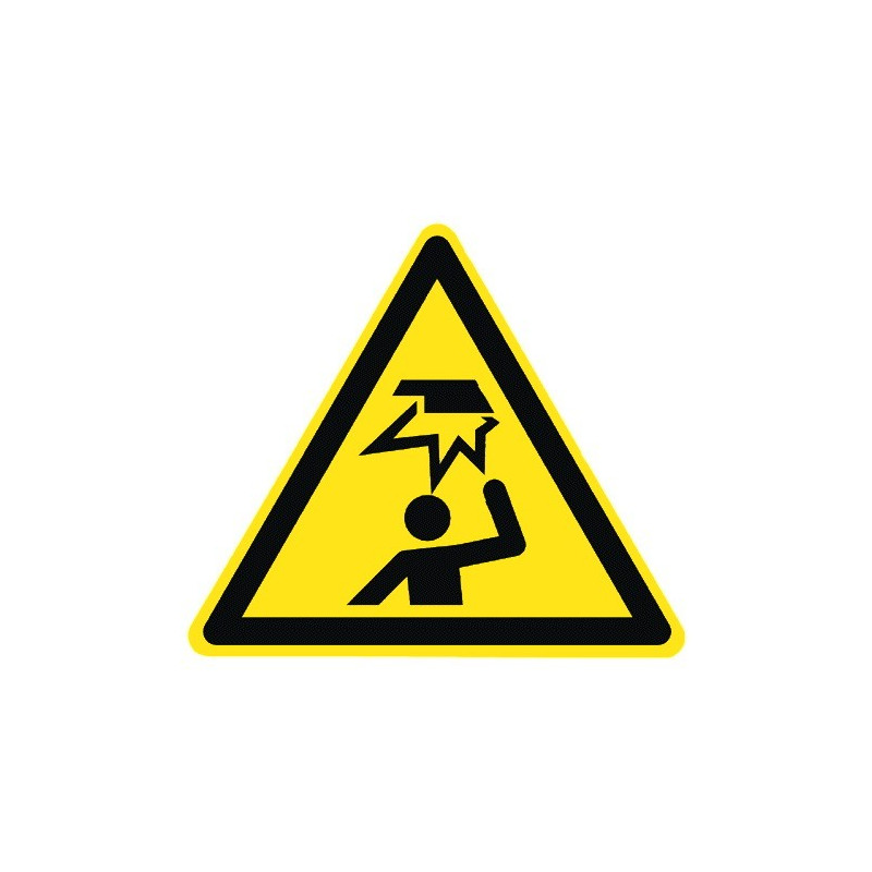 Warnung vor Hindernissen im Kopfbereich - DIN EN ISO 7010 - W020