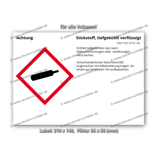 Stickstoff, tiefgekühlt verflüssigt, CAS 7727-37-9