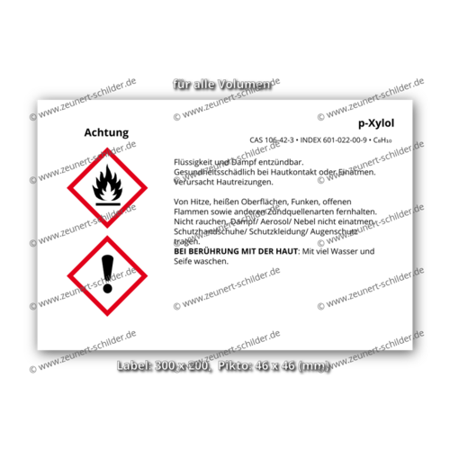 p-Xylol, CAS 106-42-3