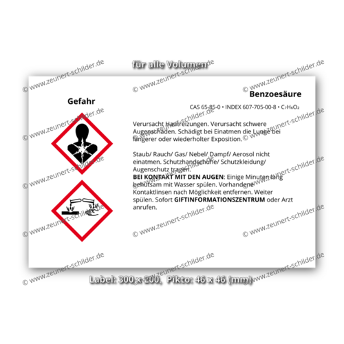 Benzoesäure, CAS 65-85-0