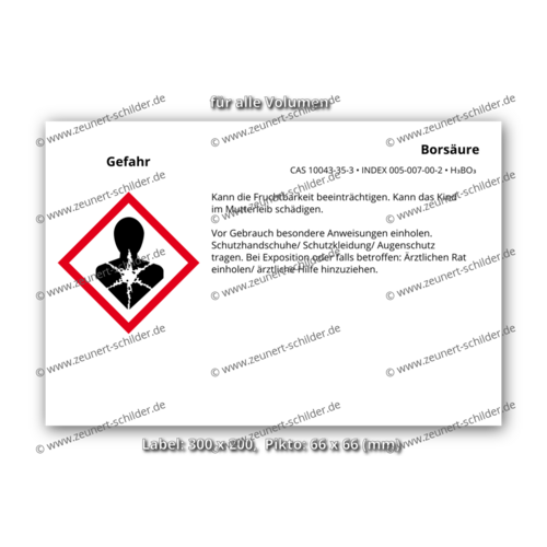 Borsäure, CAS 10043-35-3