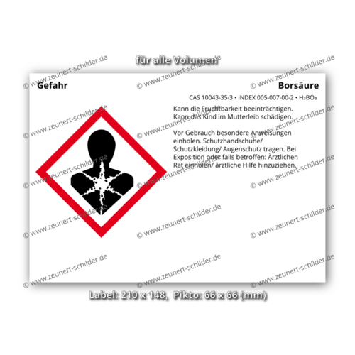 Borsäure, CAS 10043-35-3