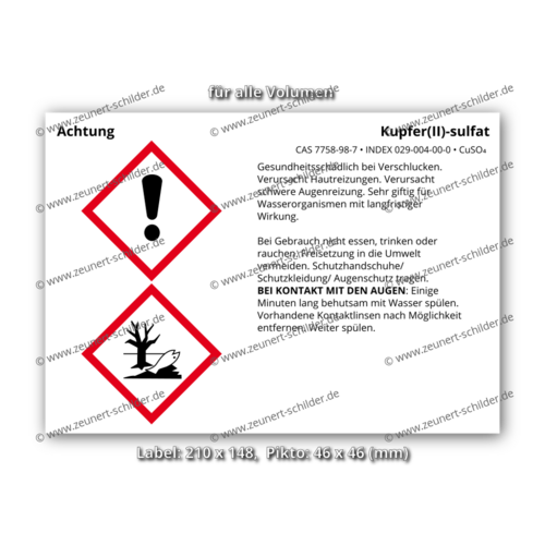 Kupfer(II)-sulfat, CAS 7758-98-7