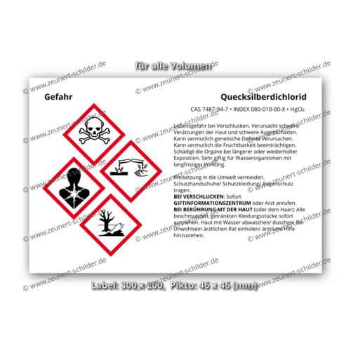 Quecksilberdichlorid, CAS 7487-94-7