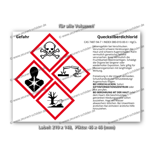 Quecksilberdichlorid, CAS 7487-94-7