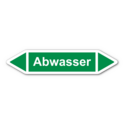 Rohrleitungskennzeichnung „Abwasser“