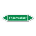 Rohrleitungskennzeichnung „Frischwasser“