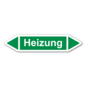 Rohrleitungskennzeichnung „Heizung“