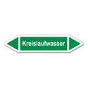 Rohrleitungskennzeichnung „Kreislaufwasser“