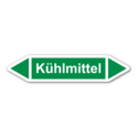 Rohrleitungskennzeichnung „Kühlmittel“