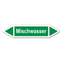 Rohrleitungskennzeichnung „Mischwasser“