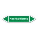 Rohrleitungskennzeichnung „Nachspeisung“