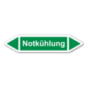 Rohrleitungskennzeichnung „Notkühlung“