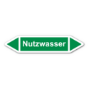 Rohrleitungskennzeichnung „Nutzwasser“