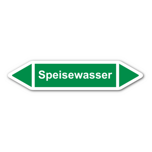 Rohrleitungskennzeichnung „Speisewasser“