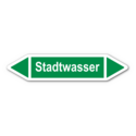 Rohrleitungskennzeichnung „Stadtwasser“