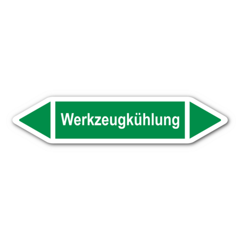 Rohrleitungskennzeichnung „Werkzeugkühlung“