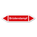Rohrleitungskennzeichnung „Brüdendampf“