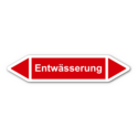 Rohrleitungskennzeichnung „Entwässerung“