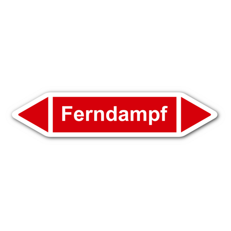 Rohrleitungskennzeichnung „Ferndampf“