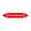 Rohrleitungskennzeichnung „Frischdampf“