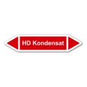 Rohrleitungskennzeichnung „HD Kondensat“