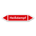 Rohrleitungskennzeichnung „Heißdampf“