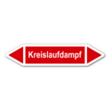 Rohrleitungskennzeichnung „Kreislaufdampf“