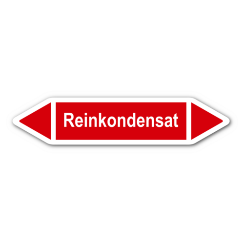 Rohrleitungskennzeichnung „Reinkondensat“