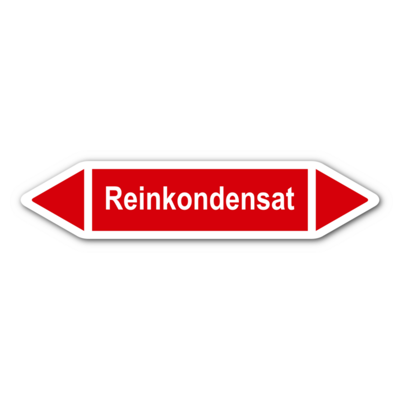 Rohrleitungskennzeichnung „Reinkondensat“