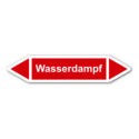 Rohrleitungskennzeichnung „Wasserdampf“