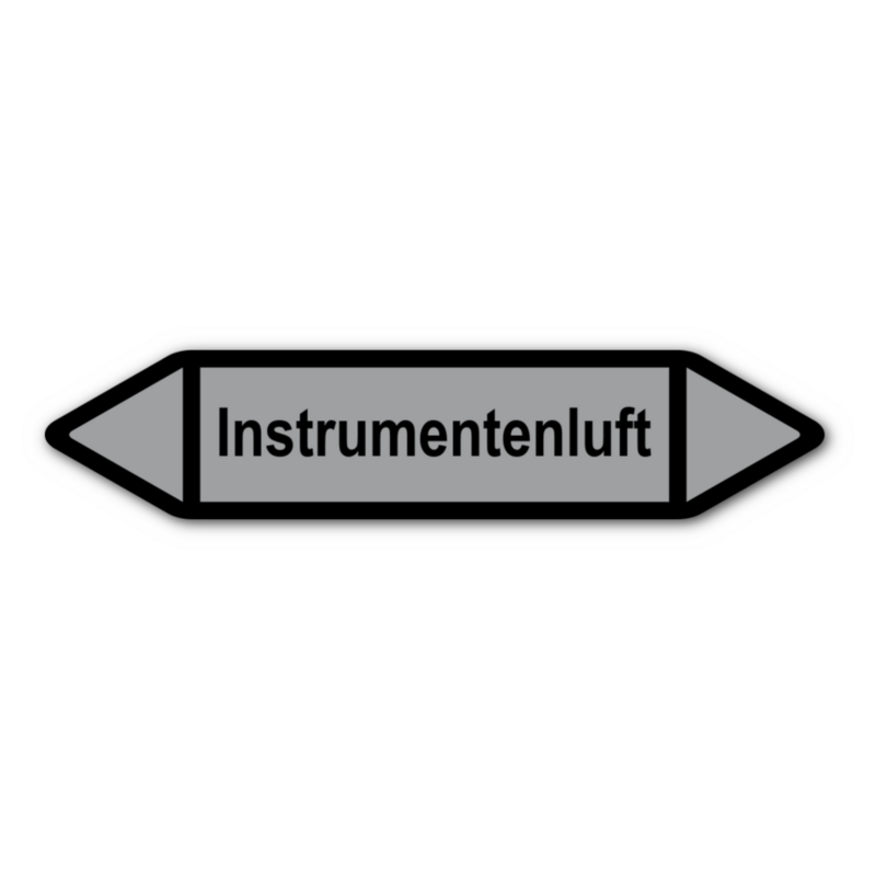 Rohrleitungskennzeichnung „Instrumentenluft“