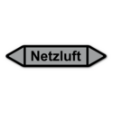 Rohrleitungskennzeichnung „Netzluft“