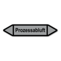 Rohrleitungskennzeichnung „Prozessabluft“