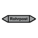 Rohrleitungskennzeichnung „Rohrpost“