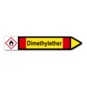 Rohrleitungskennzeichnung „Dimethylether“