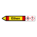 Rohrleitungskennzeichnung „Ethen“