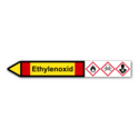 Rohrleitungskennzeichnung „Ethylenoxid“