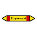 Rohrleitungskennzeichnung „Ethylenoxid“, ohne Piktogramme