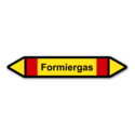 Rohrleitungskennzeichnung „Formiergas“, ohne Piktogramme